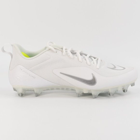 Nike Alpha Huarache 8 Pro 'White Metallic Silver' CW4439-100 size 12.5 - Picture 2 of 8